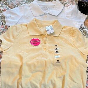 The Children's Place Polo Shirts - White and Yellow